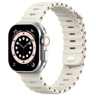 Accezz Ocean bandje Apple Watch | 44/45/46/49 mm - Sterrenlicht