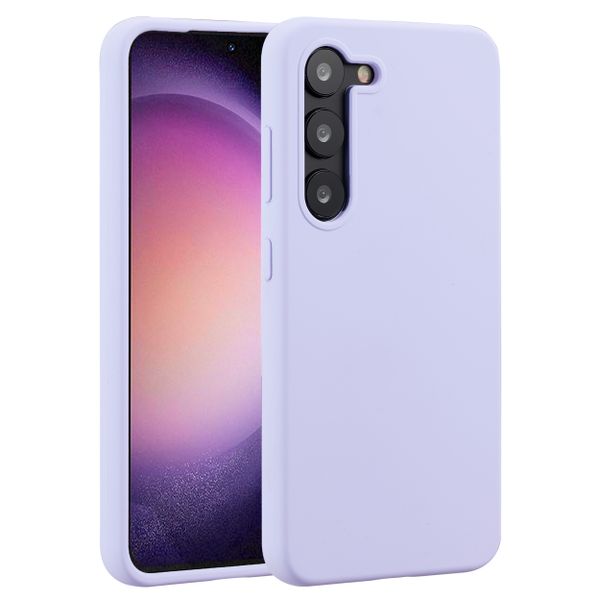 Accezz Liquid Silicone Backcover Samsung Galaxy S23 - Paars