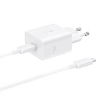 Samsung Originele Power Adapter met USB-C kabel - Oplader - USB-C aansluiting - Fast Charge - 45 Watt - 1,8 meter – Wit