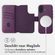 Accezz Leather Bookcase 2-in-1 met MagSafe iPhone 16  - Heath Purple