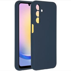 Accezz Liquid Silicone Backcover Samsung Galaxy A25 (5G) - Donkerblauw