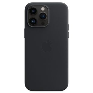 Apple Leather Backcover MagSafe Apple iPhone 14 Pro Max - Midnight