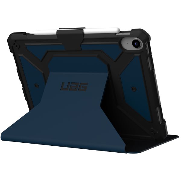 UAG Metropolis Bookcase iPad 10 (2022) 10.9 inch - Blauw