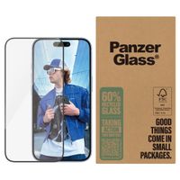 PanzerGlass Ultra-Wide Fit Screenprotector incl. applicator in Fabrieksverpakking Apple iPhone 16 / 15