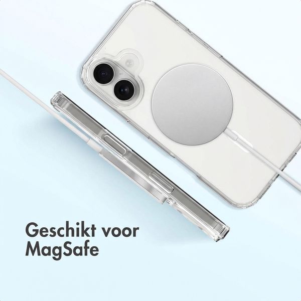 Accezz Xtreme Impact Backcover met MagSafe Apple iPhone 16 - Transparant