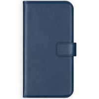 Selencia Echt Leren Bookcase Apple iPhone 12 Mini - Blauw