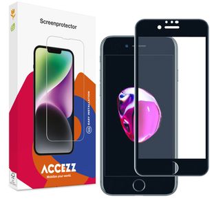 Accezz Gehard Glas Full Cover Screenprotector Apple iPhone SE (2022 / 2020) / 8 / 7 / 6(s)