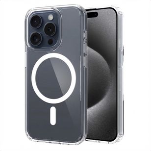 Accezz Xtreme Impact Backcover met MagSafe Apple iPhone 15 Pro - Transparant