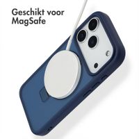 Accezz Ring Stand Backcover met MagSafe Apple iPhone 17 Pro Max - Blauw