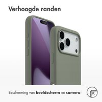 Accezz Liquid Silicone Backcover met MagSafe Apple iPhone 17 Pro Max - Cooper Green