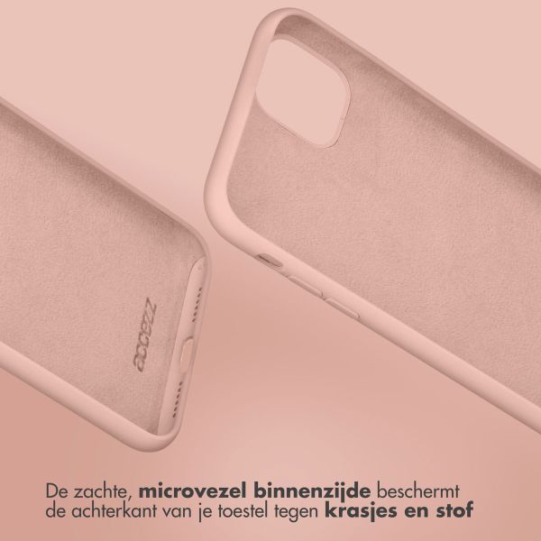 Accezz Liquid Silicone Backcover Samsung Galaxy A16 (5G) - Roze