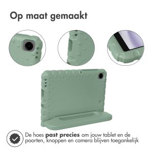 Accezz Kidsproof Backcover met handvat Samsung Galaxy Tab A9 8.7 inch - Olijfgroen