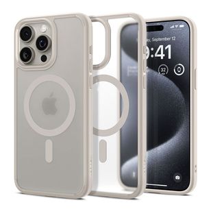 Spigen Ultra Hybrid Backcover MagSafe iPhone 15 Pro - Frost Natural Titanium