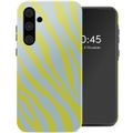 Selencia Vivid Tough Backcover Samsung Galaxy A55 - Zebra Winter Sky Titanium Yellow