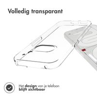 Accezz Clear Backcover Nothing Phone (2a) / 2(a) Plus - Transparant