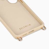 Selencia Rivièra MagSafe Backcover met afneembare haakjes Samsung Galaxy S26 Ultra - Milky Latte