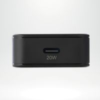Accezz Ultra Slim GaN Oplader - USB-C - 20W - Zwart