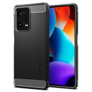 Spigen Rugged Armor Backcover Xiaomi Redmi Note 12 Pro - Zwart