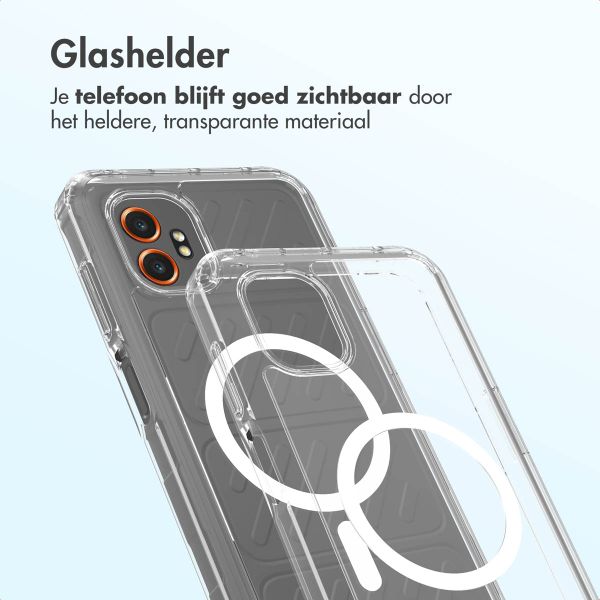 Accezz Xtreme Impact Backcover met MagSafe Samsung Galaxy Xcover 7 Pro - Transparant