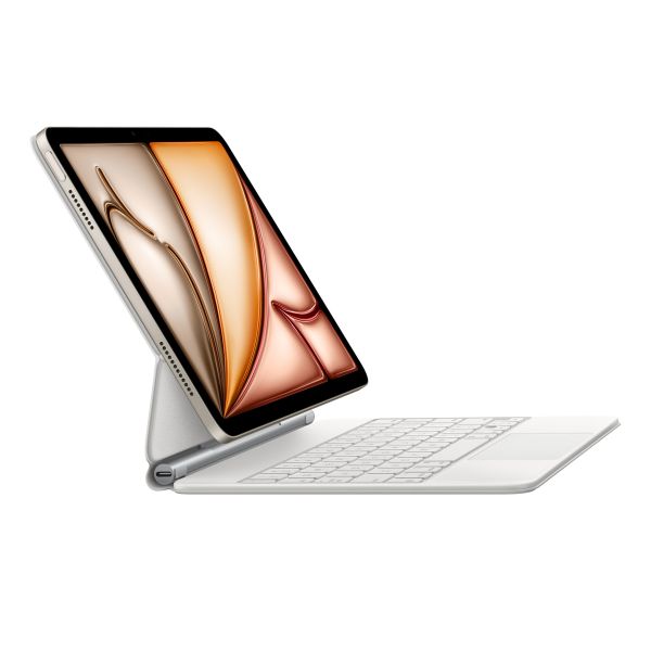 Apple Magic Keyboard Apple iPad Air 11 inch (2026) M4 / (2025) M3 / (2024) M2 / Air 5 (2022) / Air 4 (2020) / Pro 11 (18/20/21/22) - QWERTY / INT - Wit