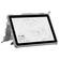 UAG Plasma Healthcare backcover met strap en schouderband Microsoft Surface Go / Go 2 / Go 3 - Wit / Grijs