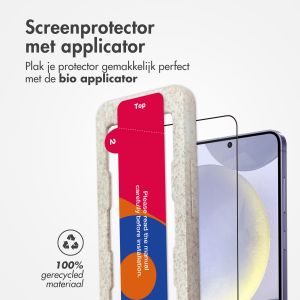 Accezz Triple Strong Full Cover Glas Screenprotector met applicator Samsung Galaxy S24 Plus - Transparant