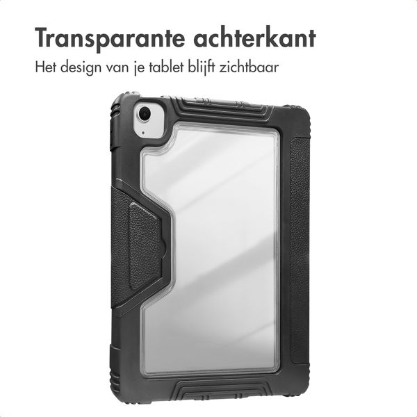Accezz Rugged Trifold Bookcase Apple iPad Air 11 inch (2026) M4 / (2025) M3 / (2024) M2 / Air 5 (2022) / Air 4 (2020) - Zwart