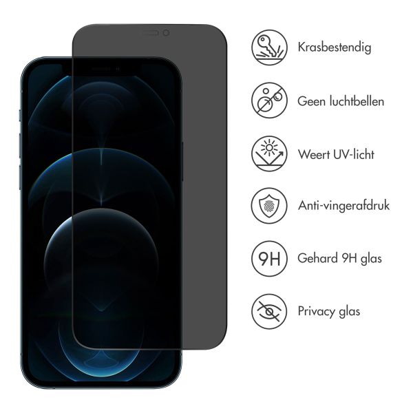 Accezz Gehard Glas Privacy Screenprotector Apple iPhone 12 Pro Max
