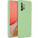 Accezz Liquid Silicone Backcover Samsung Galaxy A72 - Groen