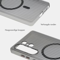 Accezz Lite Backcover met MagSafe | Fluted | Samsung Galaxy S26 Ultra - Smokey Clear