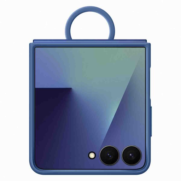 Samsung Originele Silicone Cover Ring Samsung Galaxy Z Flip 7 - Blue