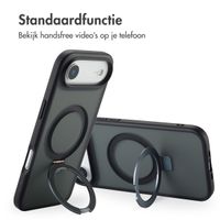 Accezz Ring Stand Backcover met MagSafe Apple iPhone 17 Air - Zwart
