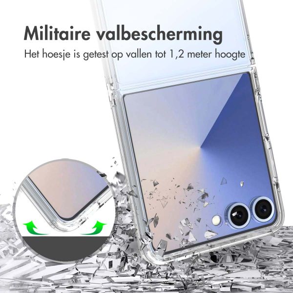Accezz Xtreme Impact Backcover Samsung Galaxy Z Flip 7 - Transparant