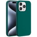 Accezz Liquid Silicone Backcover met MagSafe iPhone 15 Pro - Forest Green