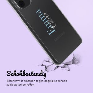 Gepersonaliseerd hoesje met naam Samsung Galaxy A53 - Transparant