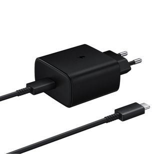 Samsung Originele Super Fast Charging Adapter USB-C oplader in Fabrieksverpakking - 45 watt - Zwart