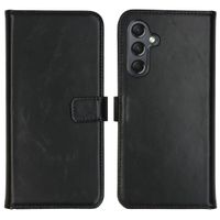 Selencia Echt Leren Bookcase Samsung Galaxy A25 (5G) - Zwart