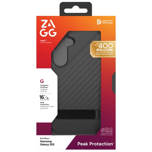 ZAGG Denali Snap KS Case Samsung Galaxy S25 - Zwart
