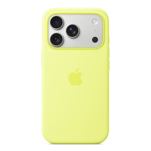 Apple Siliconenhoesje met MagSafe Apple iPhone 17 Pro - Neon Yellow