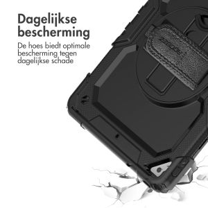 Accezz Rugged Backcover met schouderstrap iPad Air 3 (2019) / Pro 10.5 (2017) - Zwart