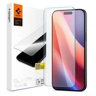Spigen GLAStR Slim Screenprotector + Applicator Apple iPhone 16 / 15
