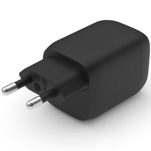 Belkin Boost↑Charge™ GaN Pro Adapter 2 poorts - USB-C - 65W - Zwart