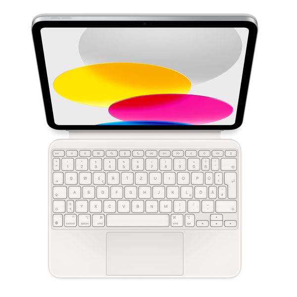 Apple Magic Keyboard Apple iPad 11 (2025) 11 inch A16 / iPad 10 (2022) 10.9 inch - QWERTZ / DE - Wit