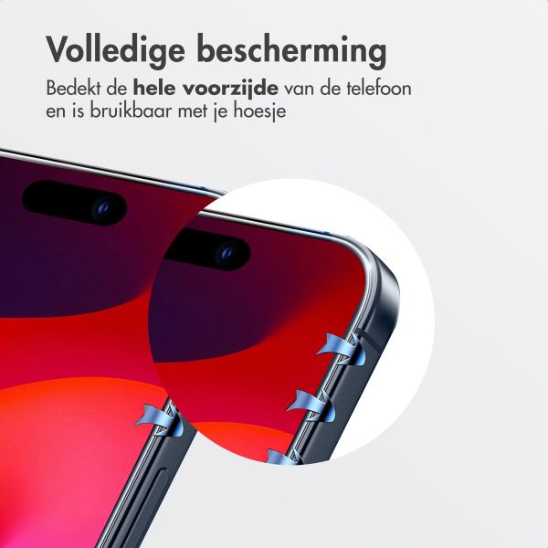 Accezz Gehard Glas Screenprotector + Applicator Apple iPhone 17 Pro