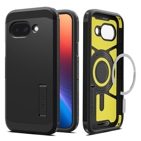 Spigen Tough Armor Backcover MagSafe Google Pixel 9A - Zwart