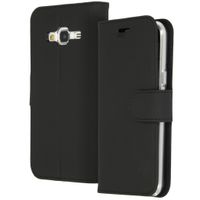 Accezz Wallet Softcase Bookcase Samsung Galaxy J3 / J3 (2016) - Zwart