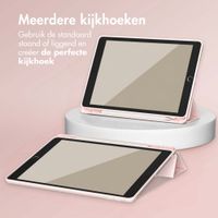 Accezz Smart Silicone Bookcase Apple iPad 9 (2021) 10.2 inch / iPad 8 (2020) 10.2 inch / iPad 7 (2019) 10.2 inch - Roze