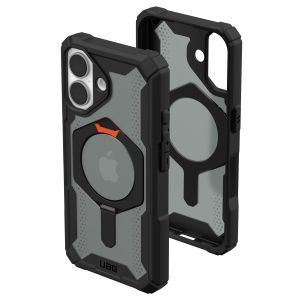 UAG Plasma XTE Backcover MagSafe iPhone 16 - Black / Orange