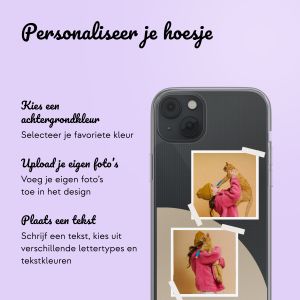 Gepersonaliseerd hoesje met filmrol N°2 iPhone 14 - Transparant