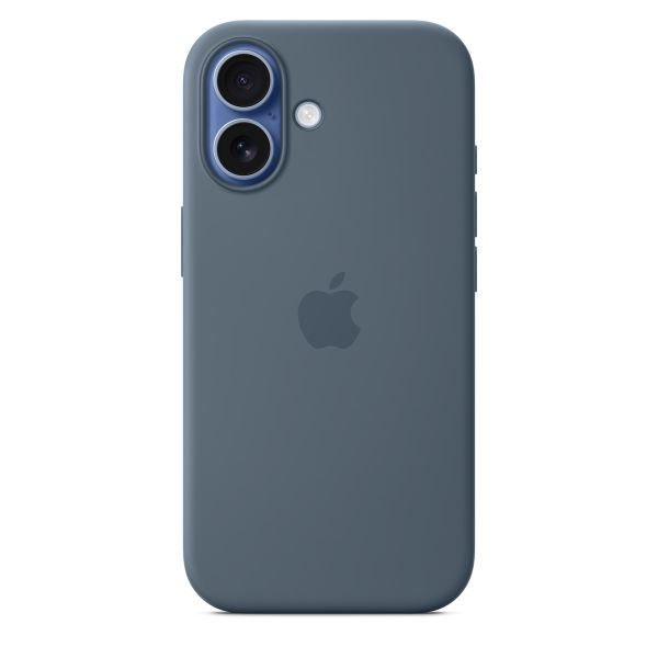 Apple Siliconenhoesje met MagSafe Apple iPhone 17 - Anchor Blue